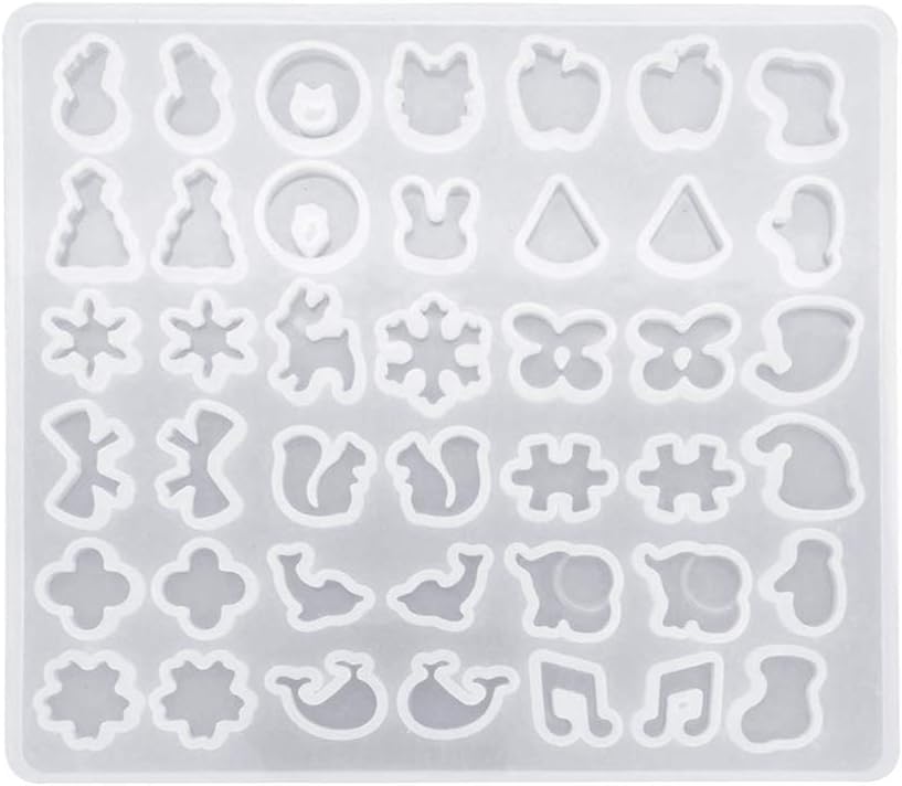 PINH-lang Forma de silicona, pendientes de silicona DIY en forma de pendientes colgantes de resina epoxi, molde de herramientas, artesanía decorativa Cyber Monday oferta 2019