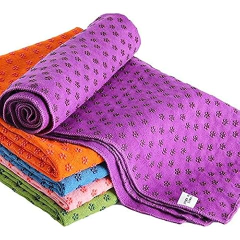 Ivy Yoga Handtuch rutschfest - Mikrofaser Yogatuch schnelltrocknend Cover