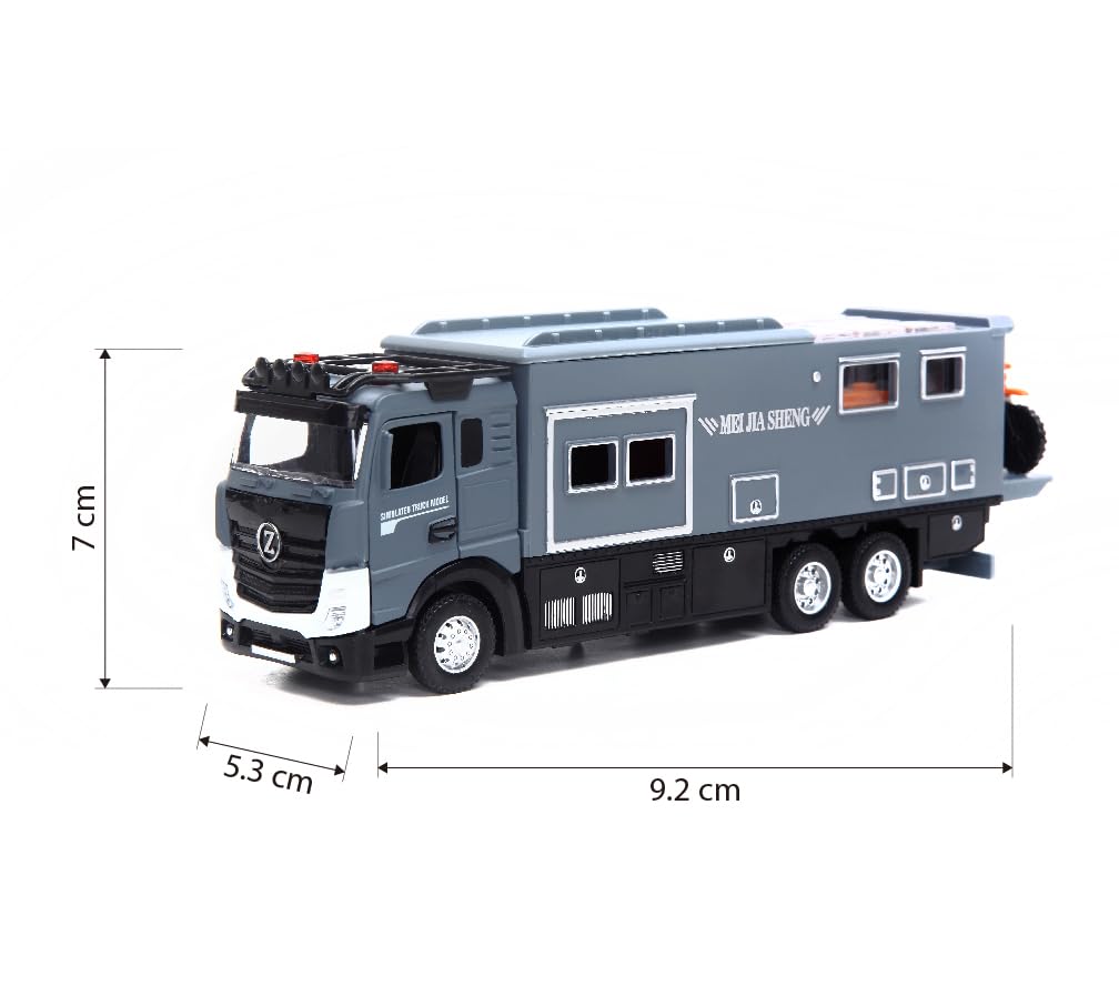 Funnykid Camper Giocattolo In Metallo Pressofuso – Con Luci, Suoni, Porte Apribili E Trazione Posteriore – Per Bambini 4+ - 2