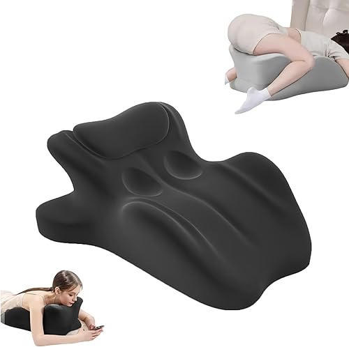 Almohada para pareja para intimidad y apoyo, cuña de espuma viscoelástica de 27, posición perfecta al instante, soporte lumbar y cuello, comodidad