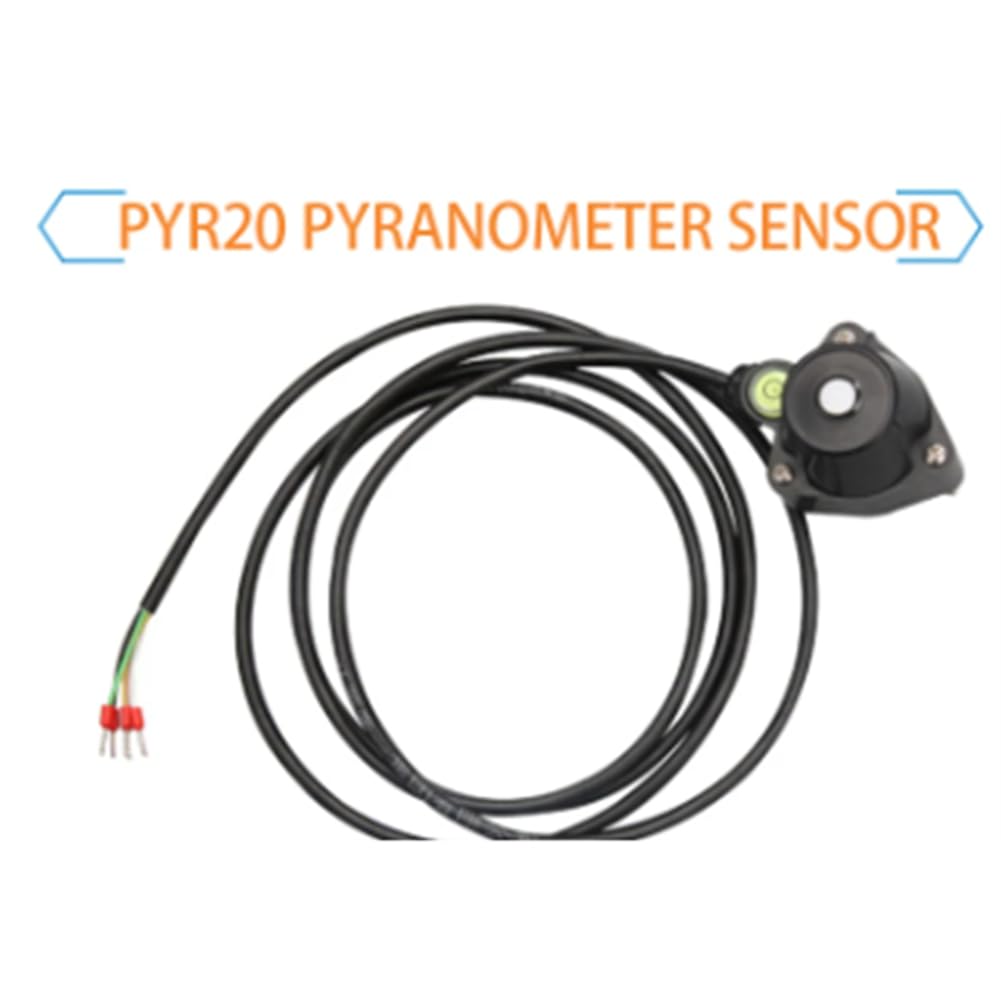 PYR20 Solarstrahlungs-/Pyranometersensor, Einfache Installation, Einfach zu Bedienen, Schwarz (4–20 MA)