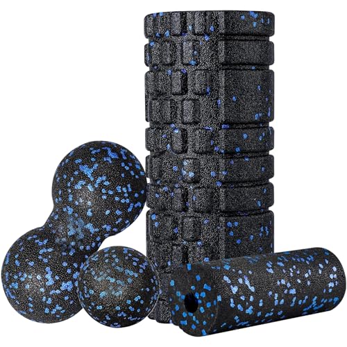 Faszienroller-Set mit 3D-Textur-Massage, Faszienroller...