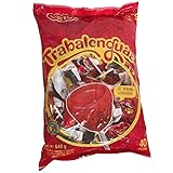 1x Bag of 40 PCS Of Vero Trabalenguas Sabores Mango Fresa Sandia Best Sweet Spicy Candy Top DULCES...