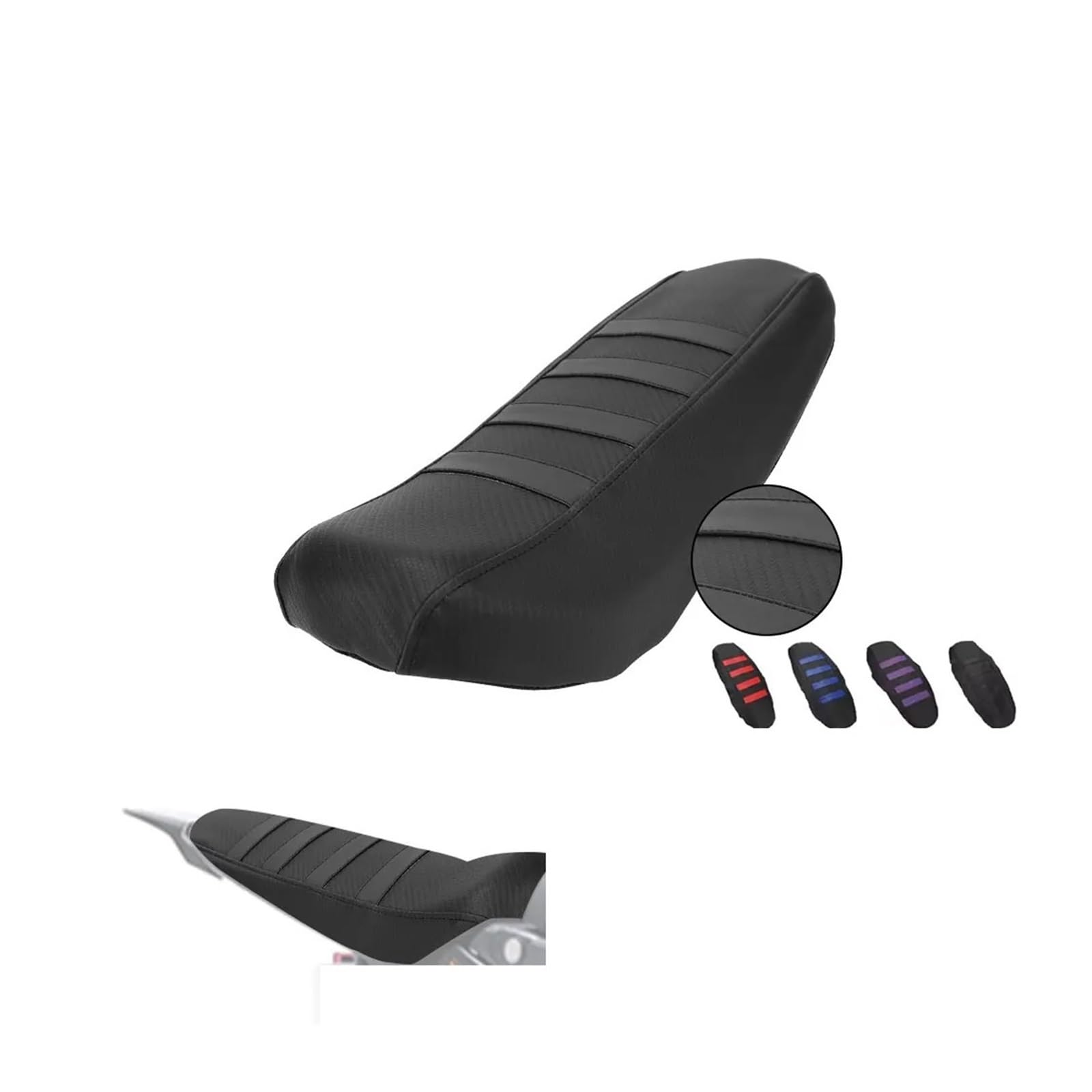 Per Sur Ron per coprisedile Per moto antipioggia morbida sella antipolvere protezione impermeabile Coprisedile per moto(purpureo)