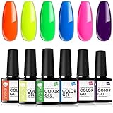 ❤ Shellac Set -Diese einfallsreiche Gelpolitur-Serie aus Neonblau, Neonpurpur, Neongrün, Neongelb und Pink-Neonorange ist ein brillantes Geschenk für ein Familienmitglied oder einen Freund zum Weihnachtstag, Halloween, Erntedankfest, Geburtstagen, Jubiläen, Feiertagen oder zum Muttertag. Modelones Gelpolitur ist ein fantastisches Beauty-Geschenkset, das von allen, die es erhalten, geliebt wird.