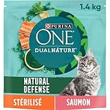 PURINA ONE | DualNature | Natural Defense | Chat Adulte Stérilisé | Croquettes riches en...