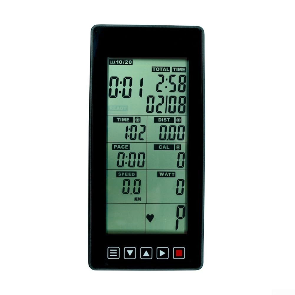 Oniissy Exercise Bike Monitor Speedometer Stationary Bike Elliptical Trainer Computer,LCD Monitor Speedometer for Stationary Bikes