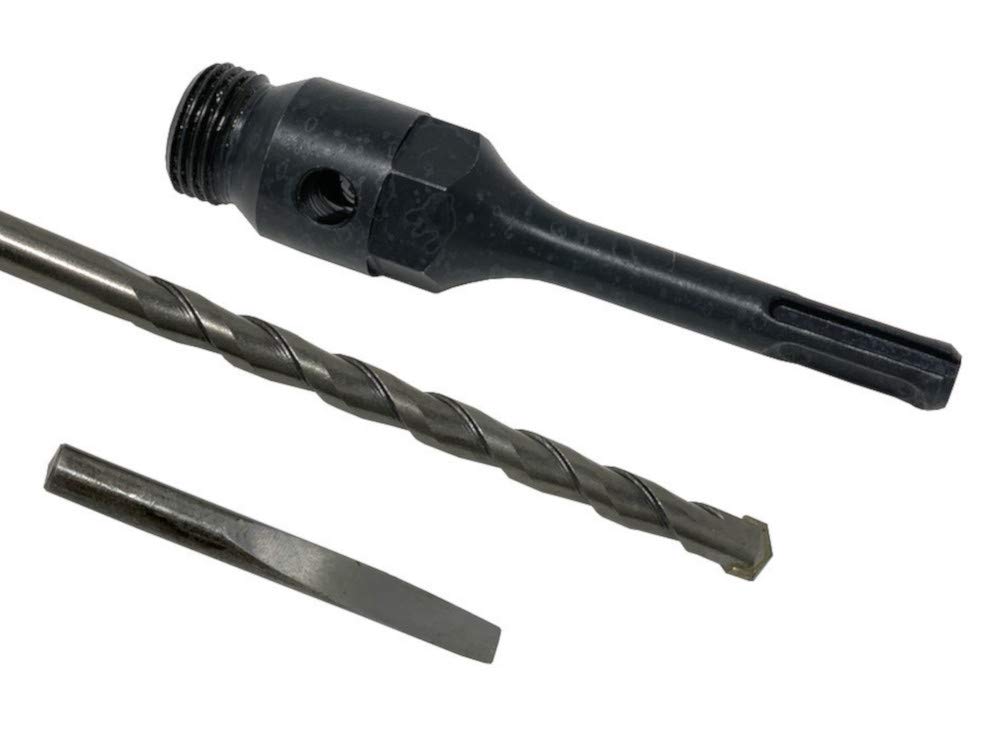 Sds + Adaptor Arbour 115mm Diamond Core Drilling with Guide & Drift Key