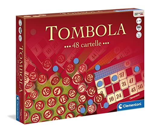 Numero di giocatori: 2+ Clementoni - 16557 - Giochi da tavolo - Tombola Classica - Made in Italy - gioco di società, board games per tutta la famiglia
