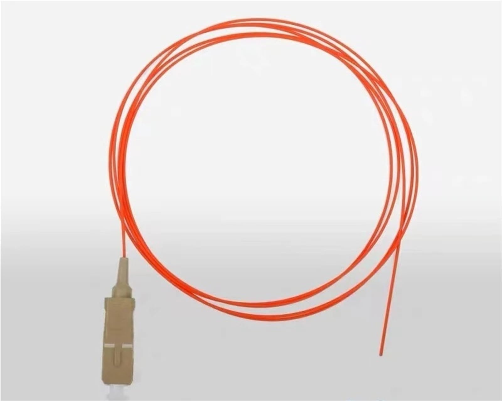 Latiguillo de Fibra óptica SC de 0,9 mm OM1 OM2 OM3 OM4 OM5 1 m 1,5 m Naranja, Cable Rojo 50/125(OM2 1mtr)