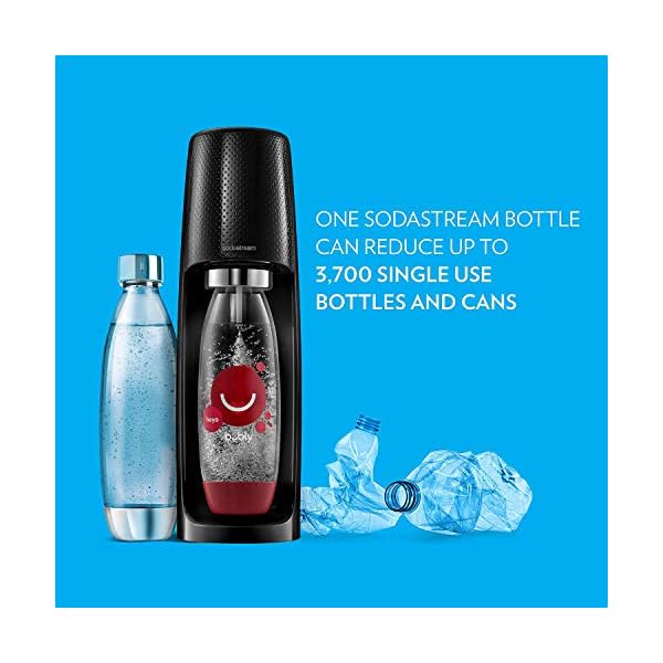 SodaStream x bubly Fizzi Sparkling Water Maker Bundle No Plastic Drinks