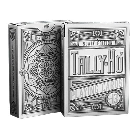 Kings Wild Project Carte da gioco Tally-Ho Slate Edition, Standard Edition, mazzo da poker