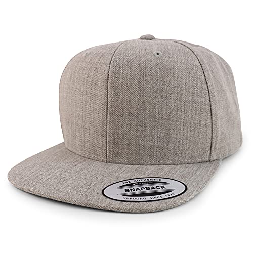 Image of Trendy Apparel Shop Oversize XXL Structured Blank Flatbill Snapback Cap