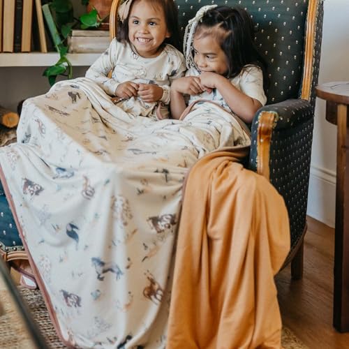 Image of Copper Pearl Jumbo 3-Layer Baby Blanket: Soft Baby Quilts for Boys and Girls | Breathable, Cozy, Toddler Blanket | Baby Quilt for Newborns | 60x72 Premium Material | Montana