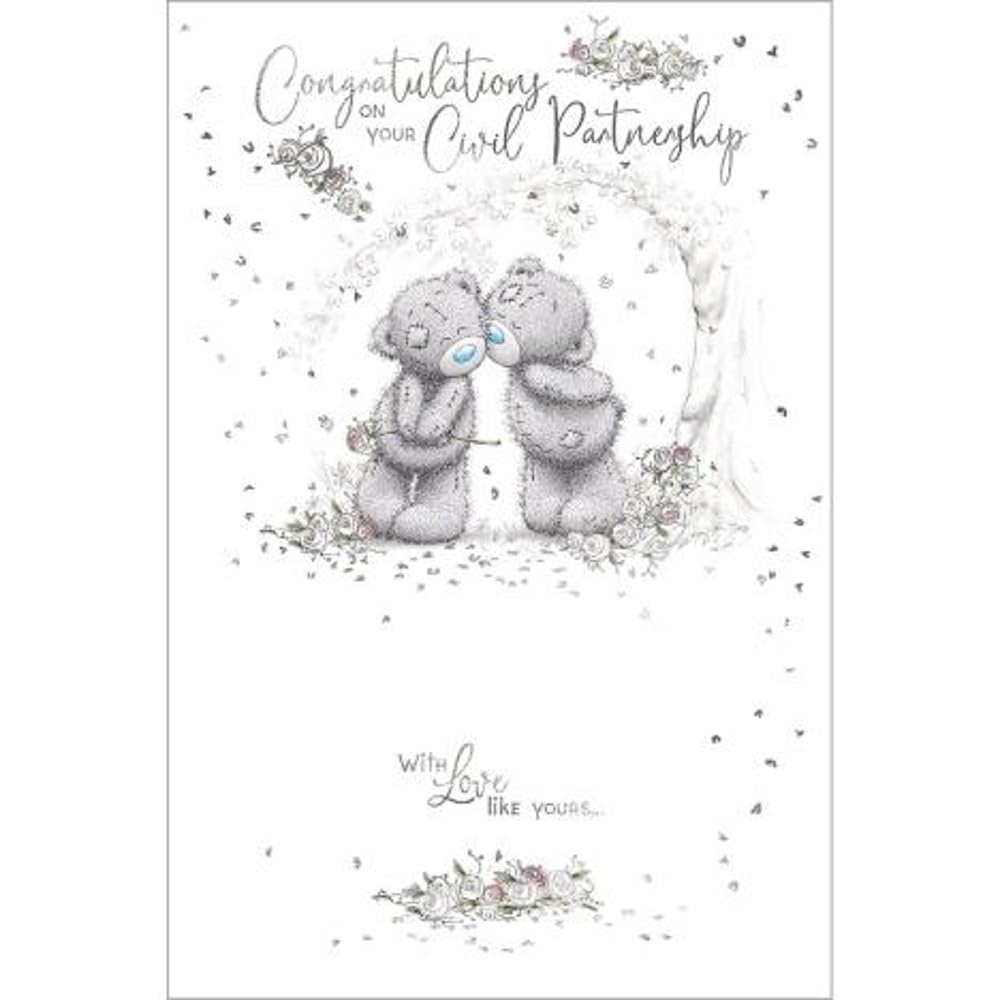 Me to You Tatty Teddy Civil Partnership Congratulations Card - Official Collection