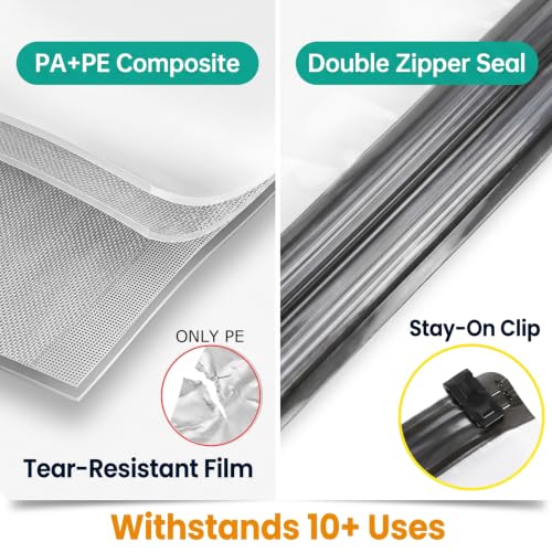 Yobobo Vacuum Seal Bags for Clothing Travel with Cordless Pump 9-Pack - image 6