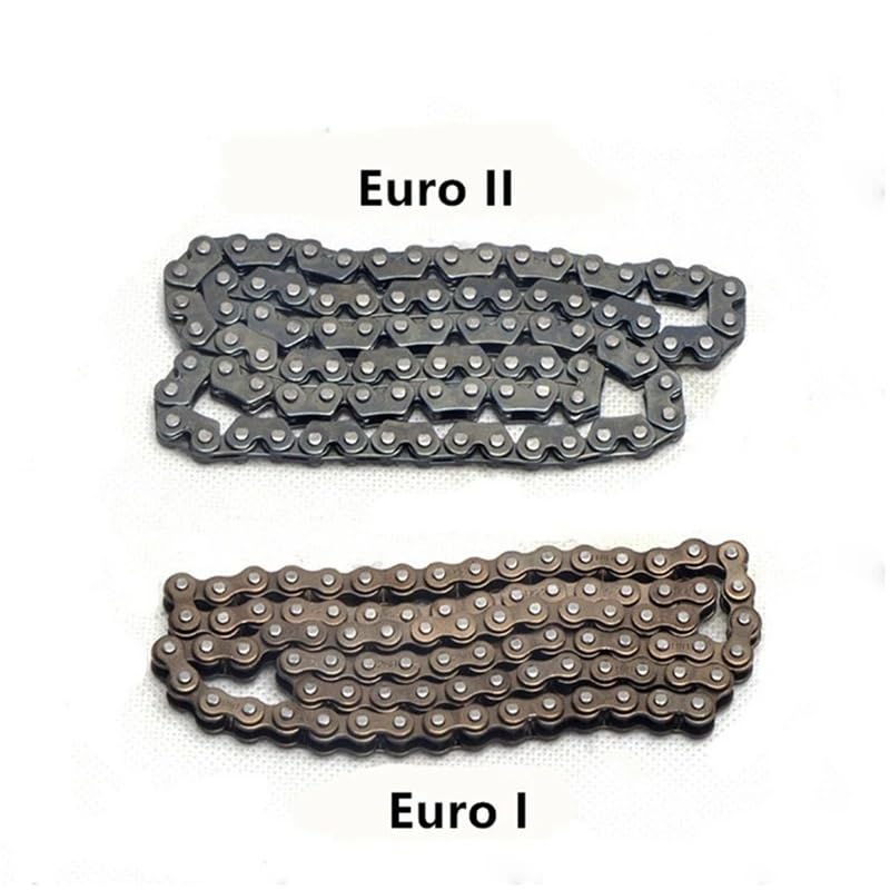 Generic Motorcycle YBR125 Cam Timing Chain, Small Roller Chain for 125cc YBR 125 XTZ125 Transmission Spare MINGPING (Size : Euro I)