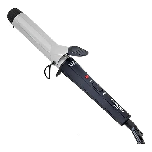 Modelador De Cachos Profissional Lizz Curling 33mm Cor Preto/Cinza