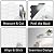 The Tiles Plaza 10-Sheet Peel and Stick Backsplash, 12" x 11.5" White Long Hexagon Self-Adhesive Wall Tile, Stone Composite Stick On Decorative Mosaic Tile for Kitchen Bathroom Fireplace