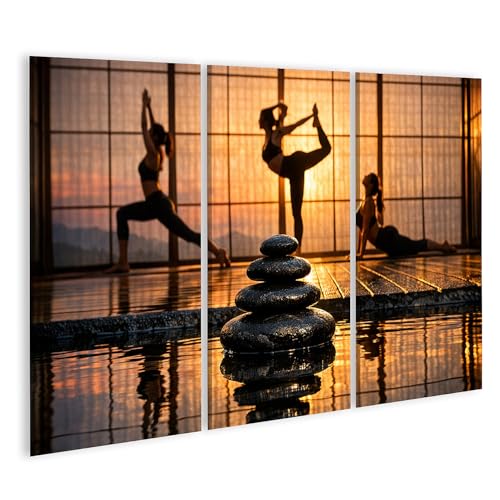 Tableau sur toile Yoga pour espace de méditation et ambiance relaxante