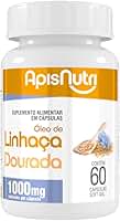 Óleo de Linhaça 1000mg (60 caps) - Único, Apisnutri