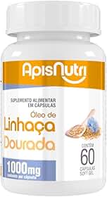 Óleo de Linhaça 1000mg (60 caps) - Único, Apisnutri