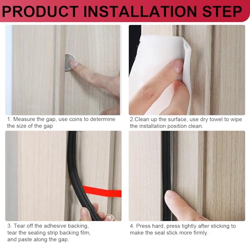 50% Off: 20ft Rubber Weather Stripping Door Seal with Code 3M4WBNWR - Image 7