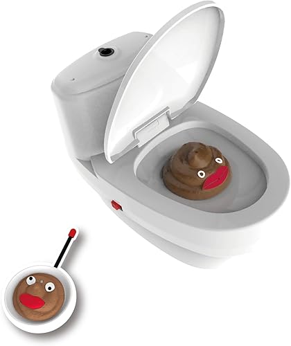 Miniatura 1 de Leopmase Juguete de inodoro con control remoto, para el inodoro a control remoto, para disparar el agua, juguete de broma de chorros de agua fría,