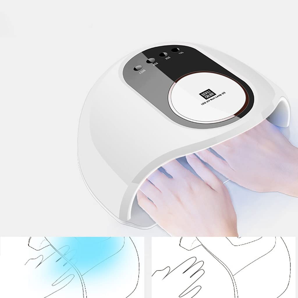 Lampada Unghie Asciugatrice Macchina for fototerapia for Unghie - Smart Sensor Nail Art Lamp - Utensili for Unghie Professionali - Asciugacatura Gel Polacco in Casa