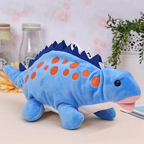 Image of Minache Women Animal Dinosaur Plush Stationery Pouch Pen Pencil Case Ladies Cosmetic Bag