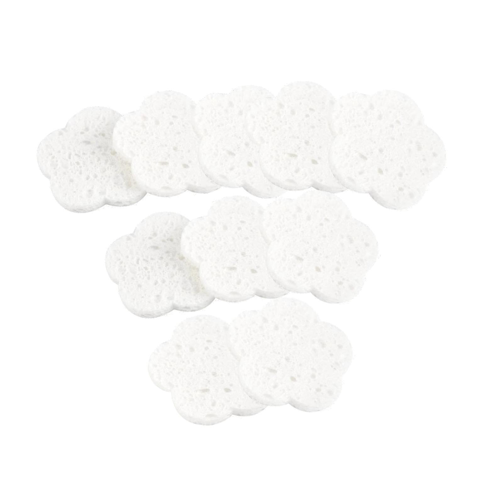 ALCXAZS Stunning Artworks With Compressed Wood Pulp Sponges Kids Will Enjoy Designing Vibrant Textured Paintings With These Sheets DIY Craft Foam Texture , White , Flower 6cm
