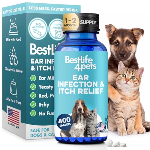 Itch Relief and Ear Infection Treatment for Dogs &...