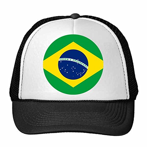 Casquette de camionneur nylon motif pays Amérique du Sud réglable
