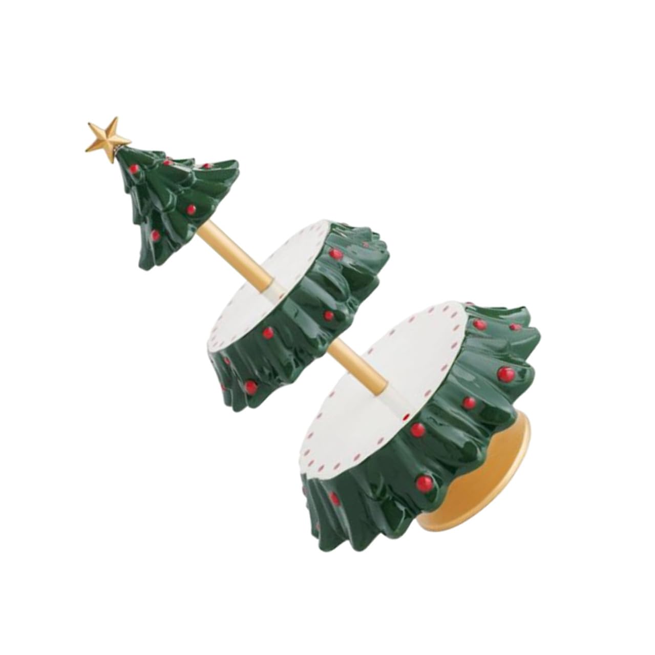 Vassoio Portaoggetti Natalizio in Resina Vassoio per Servire Caramelle e Frutta Decorazione da Tavolo per Feste di Natale e Snack Resistente e Pratico Stile Festoso