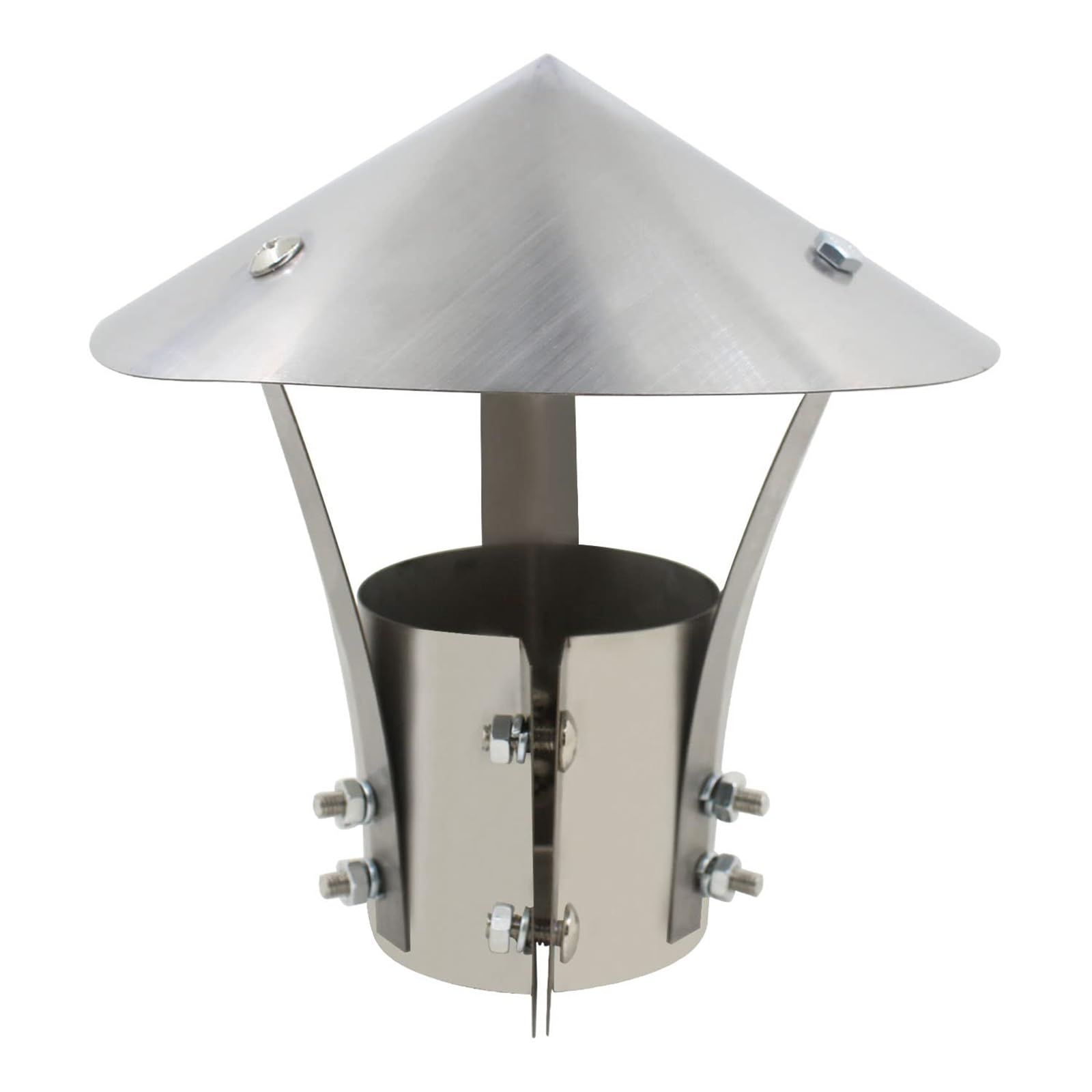 GYEQXKT Chimney cap,Stainless Steel Chimney Cap Stainless Steel Tapered Top Chimney Cap Galvanized Steel Cone Top Chimney Cap Roof Cap Galvanized Metal Chimney C Top Exhaust Cap(230mm/9.1in)