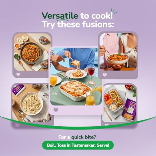 Image of Prolicious Penne Pasta | Upgrade Your Pasta Time | 15g Protein + 7g Fibre | Durum Wheat & Peanut Flour | No Maida, Not Fried | 2.6X More Protein | For Masala, White Sauce, Baked & More | 400g