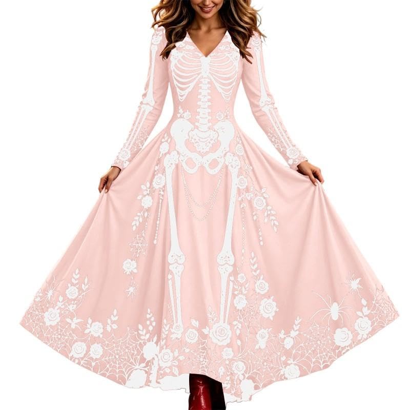 Halloween Costumes for Women Dresses Womens Costume Adult Woman Dress Scary Haloween Witches Witch White 50s UK Skeleton Wedding Rockabilly Cocktail Plus Size Vampire Evening Ladies