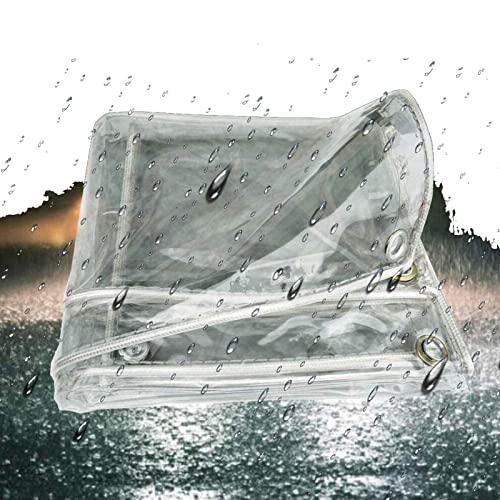 Toldo protector de plástico transparente para aislar el porche de la lluvia y el frío 2