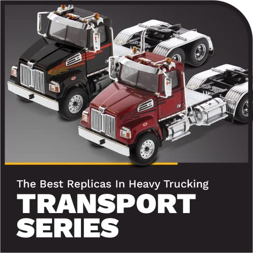 Camión a escala Diecast Masters 1:50 Western Star 4700 SF Negro miniatura 7