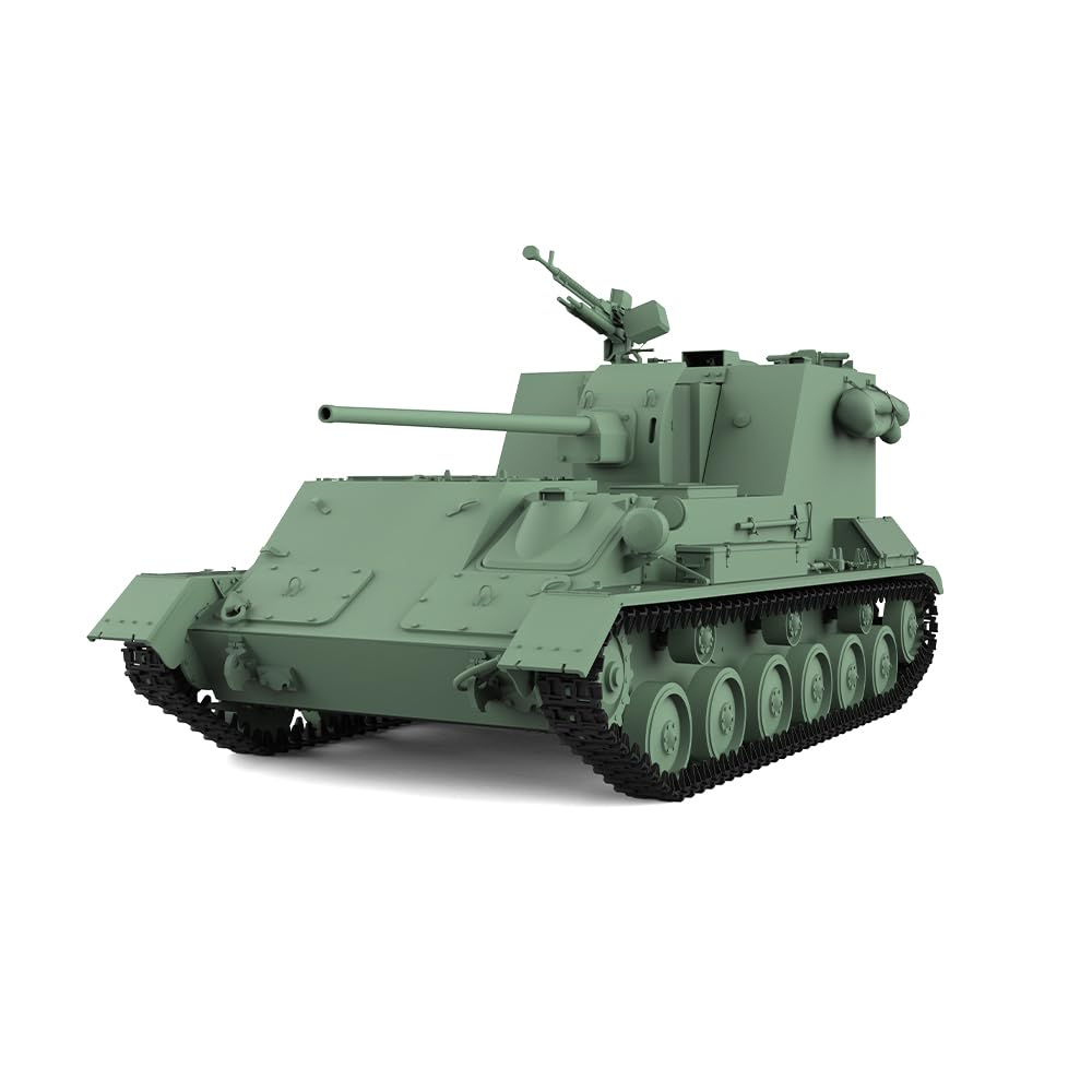 MRY-SFW SS35609 1/35 zestaw do budowy modelu wojskowego, radziecki czołg myśliwski SU-76G