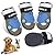 HOOLAVA Dog Boots, Waterproof Dog Shoes with Adjustable and Reflective, Anti-Slip Sole Breathable Booties 4PCS, Size 3: 2.1"(W)