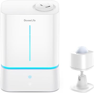 GoveeLife Smart Humidifier 4.5L for Bedroom & Motion Sensor