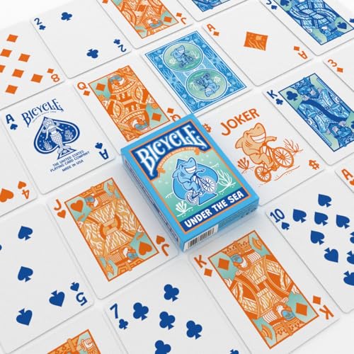 Bicycle Under the Sea Playing Cards – Cute Ocean Creatures and Ocean Snorkel Deck, Adorable Sea Life Theme for Kids & Adults, Fun Collectible Card Set for Family Game Night - Image 5