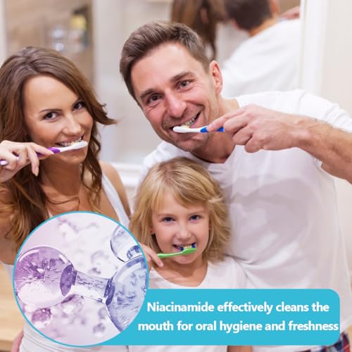 1 Stück Radiant Whitening Zahnpasta, Niacinamide Whitening Toothpaste, Zahnpasta Weisse Zähne, Niacinamid Zahnpasta, Whitening Zahnpasta fördert eine natürliche Zahnaufhellung & Frischer Atem,A – Bild 7