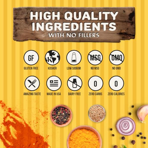 Image of Hot Honey Seasoning Mix, 2 Bottles by Flavor God - Sweet & Spicy All Natural Spice Infused Blend with Chilies for Pizza, Fried Chicken, Wings, Cocktails - Kosher, Gluten-Free & Dairy-Free, Non-GMO