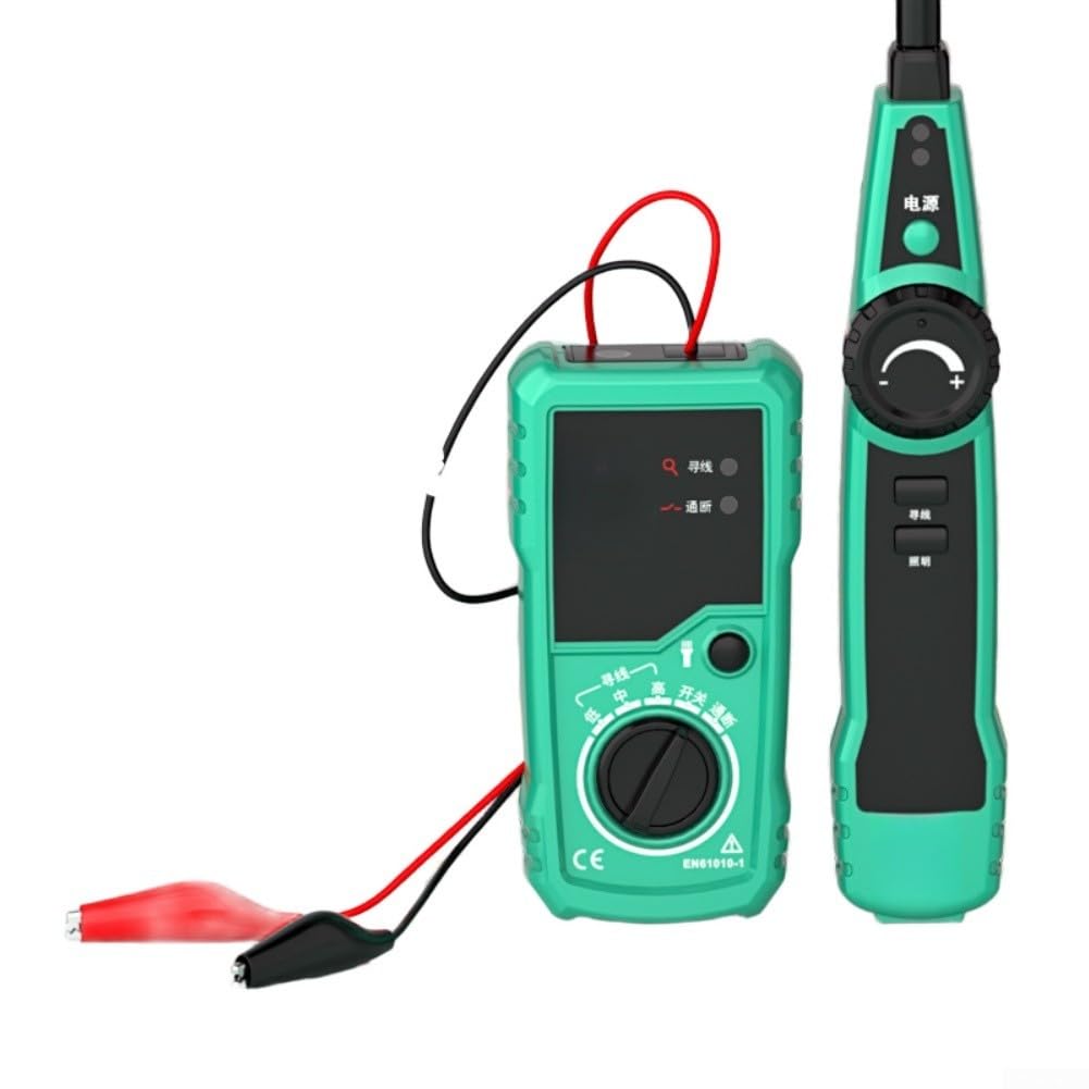Localizador de cables probador de cables, detector de pared de sensibilidad ajustable, para rastrear líneas eléctricas enterradas y cables de red