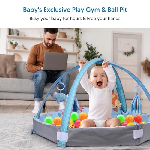 Bellababy YXD-001 Tummy Time Mat, Baby Gym Activity Play Mat & Ball Pit thumb #6