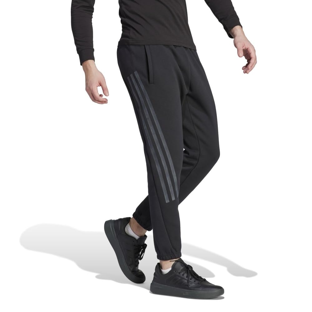PSFA adidas ブラック ストライプスーツ M パンツ股下ダメージ有 PSFA adidas ブラック ストライプスーツ M パンツ股下ダメージ有