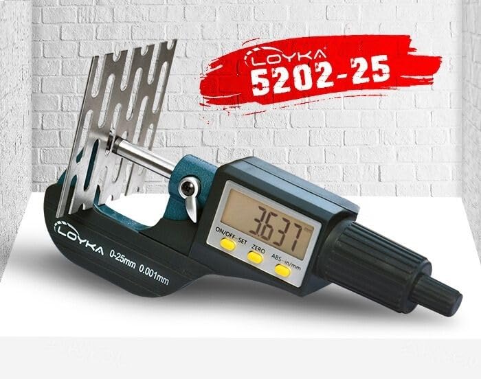 Loyka 5202-25 Dijital Hassas Mikrometre 0-25 mm