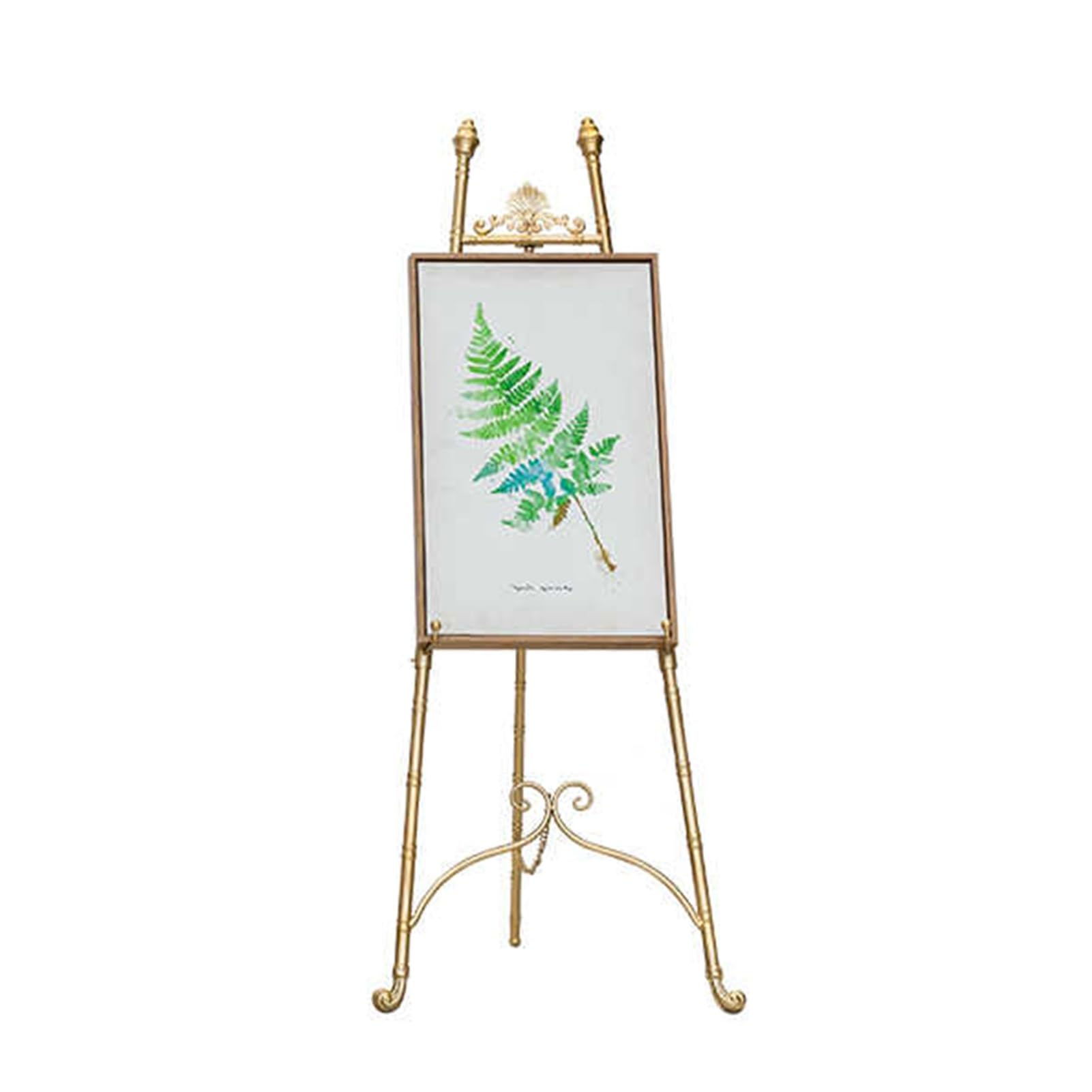 CWCQGH Adjustable Wedding Sign Holder 45x55x120cm Floor Easel Stand Perfect for Welcome Signs Exquisite Display for Weddings and Events and Elegant Decor